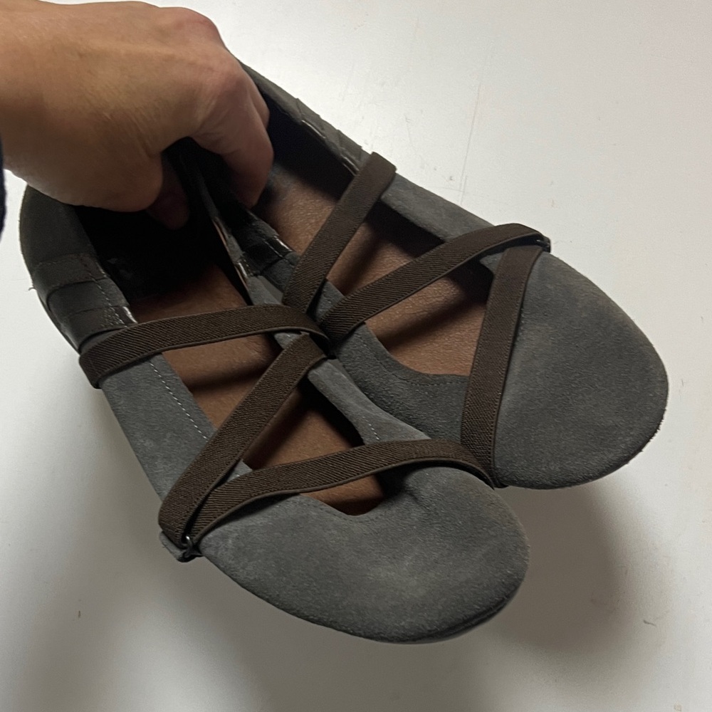 Palladium Women's Charcoal Ballet Flats